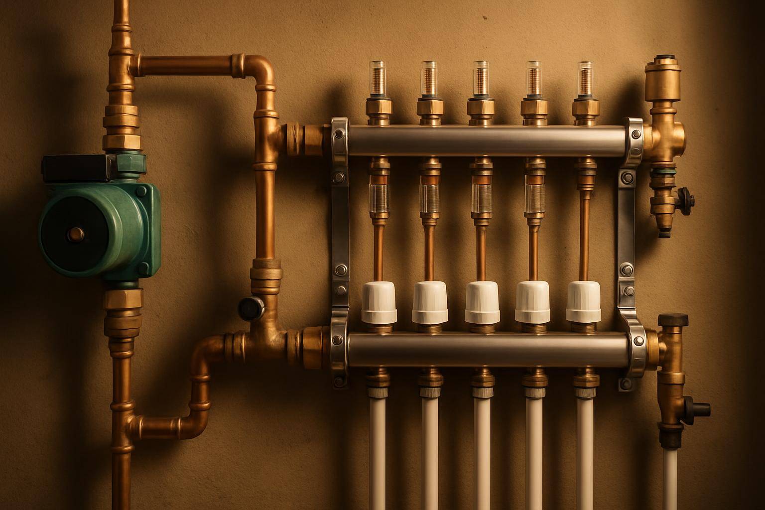 Jak działa system grzewczy z pompą obiegową i rozdzielaczem podłogowym?